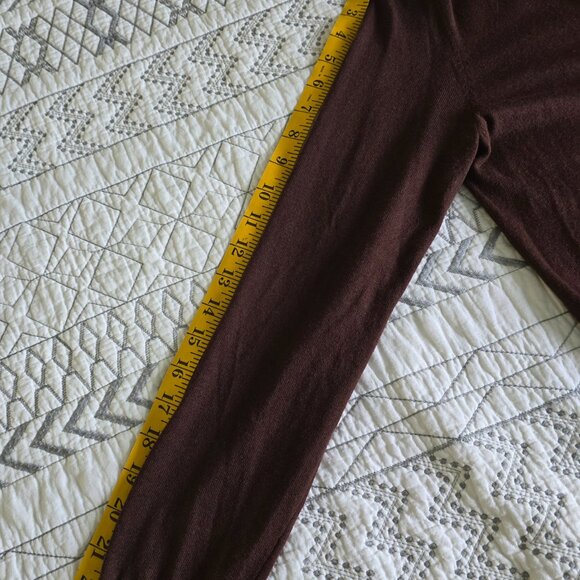Mango V-Neck Classic Sweater Brown Size S NWOT - Picture 5 of 6